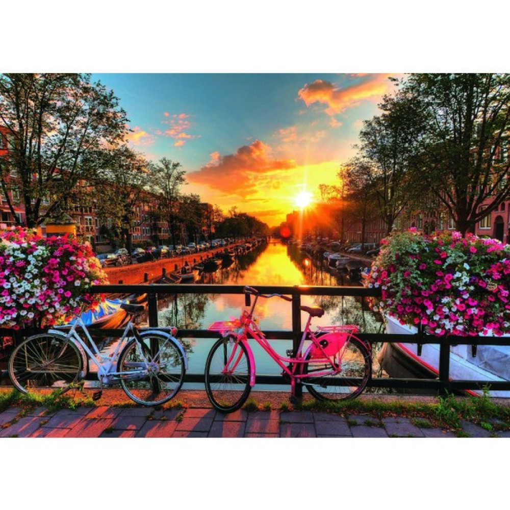Ravensburger 1000 Parçalı Puzzle Amsterdam'da Bisiklet-196067 - Standart Puzzle & Aksesuarları Fiyatı