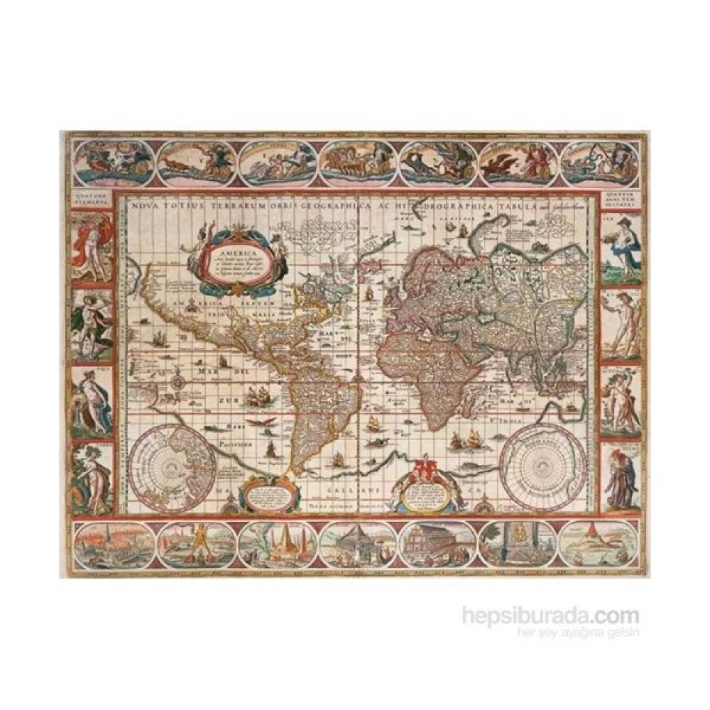 Ravensburger 2000 Parçalı Puzzle 1650 Yılı Dünya Haritası.-166336 Puzzle & Aksesuarları Fiyatı