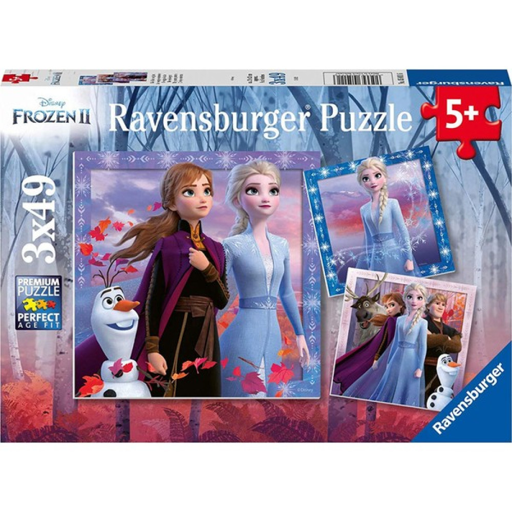 Ravensburger Disney Frozen-2 3X49 Parça Puzzle 050116 Puzzle & Aksesuarları Fiyatı