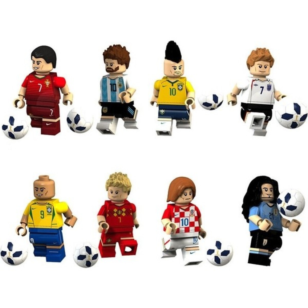 Ravindra 8 Futbol Yıldızı Figürleri Seti Birleştirilmiş Yapı Taşı Minifigure Oyuncakları (Yurt Dışından) Oto Boyaları Fiyatı
