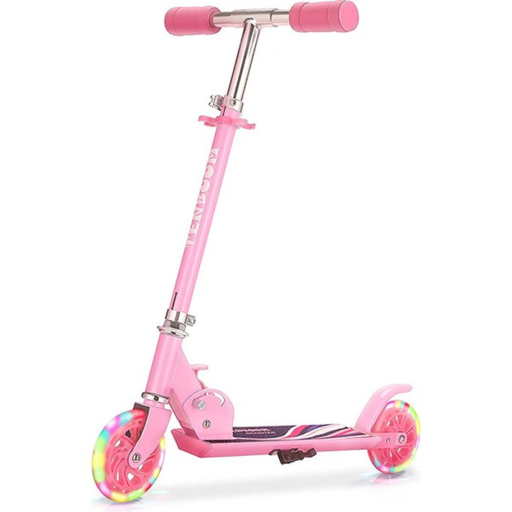 Ravindra Çocuk Katlanabilir Iki Tekerlekli Pedallı Scooter (Yurt Dışından) - Açık Pembe Açık Hava, Deniz ve Spor Oyuncakları Fiyatı