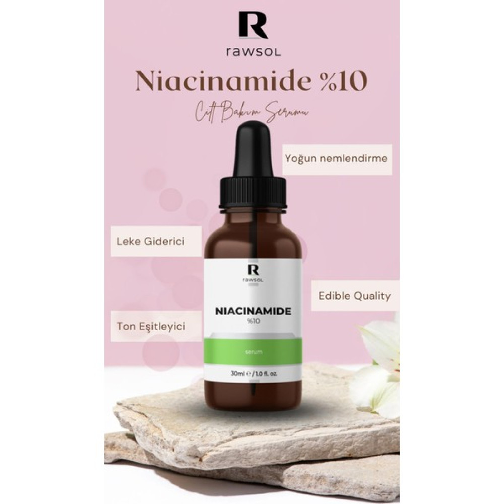Rawsol Niacinamide %10 Cilt Bakım Serumu 30 ml Anti-Aging / Yaşlanma Karşıtı Fiyatı