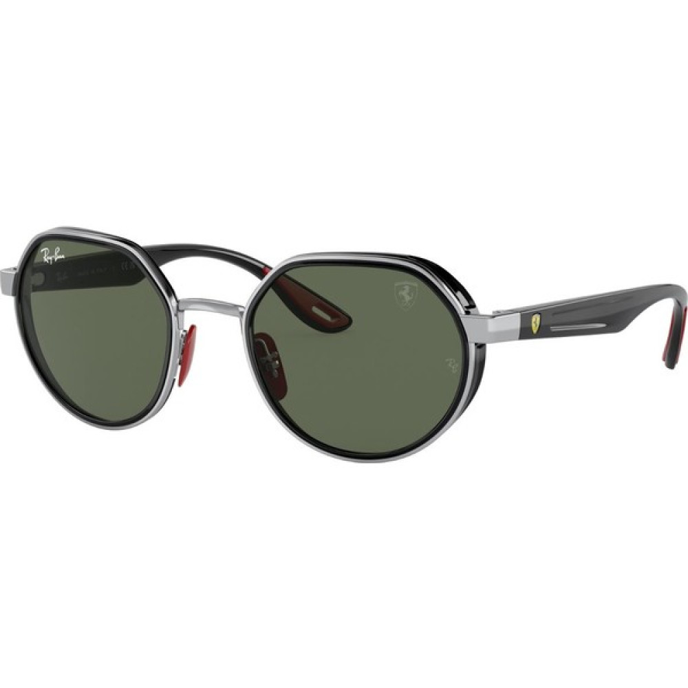 RAY-BAN FERRARI 3703M F00771 51 Erkek GÜMÜŞ Yuvarlak Çerçeve Güneş Gözlüğü - Yeşil Unisex Güneş Gözlükleri Fiyatı