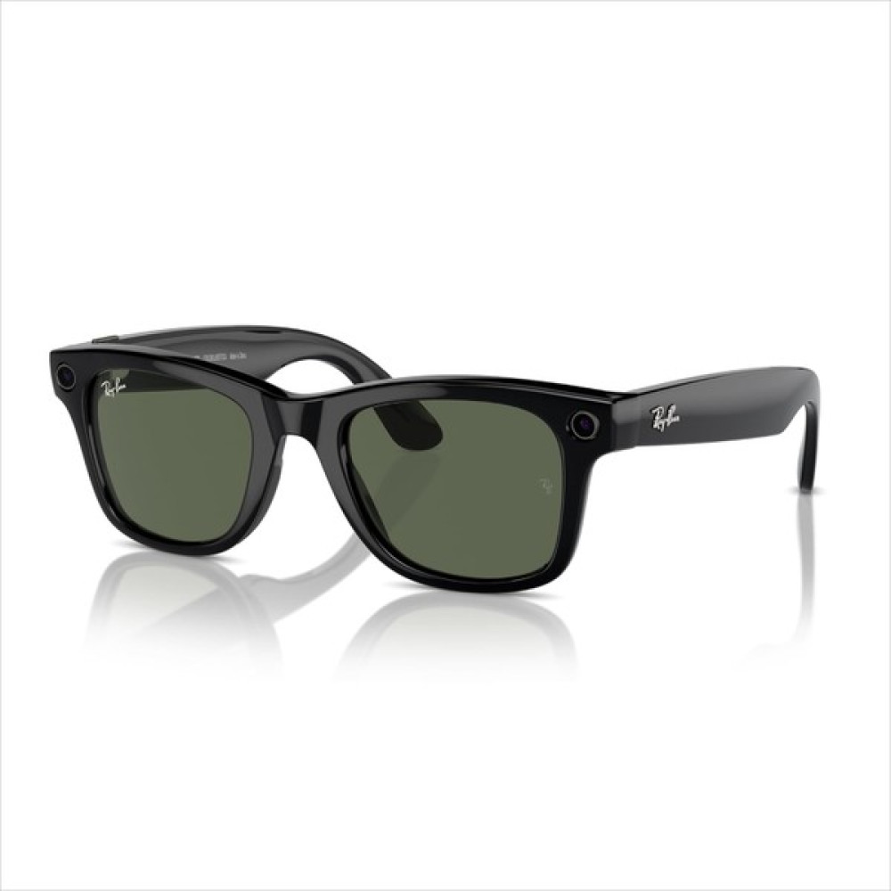 Ray-Ban Meta Akıllı Gözlük - Wayfarer - Parlak SIYAH-G15 Yeşil - Ray-Ban Akıllı Gözlük Fiyatı