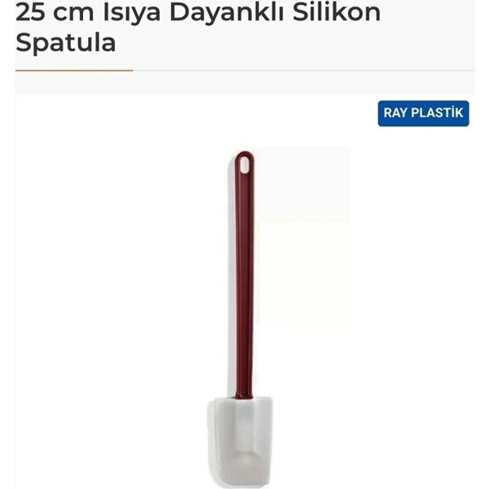 Ray Plastik Isıya Dayanıklı Silikon Spatula 25 cm - 1 Adet Oto Boyaları Fiyatı