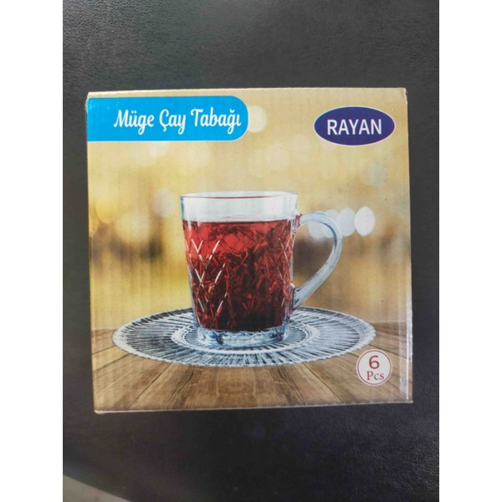Rayan Çay Tabağı 6li - 6 Adet Mutfak Gereçleri Fiyatı
