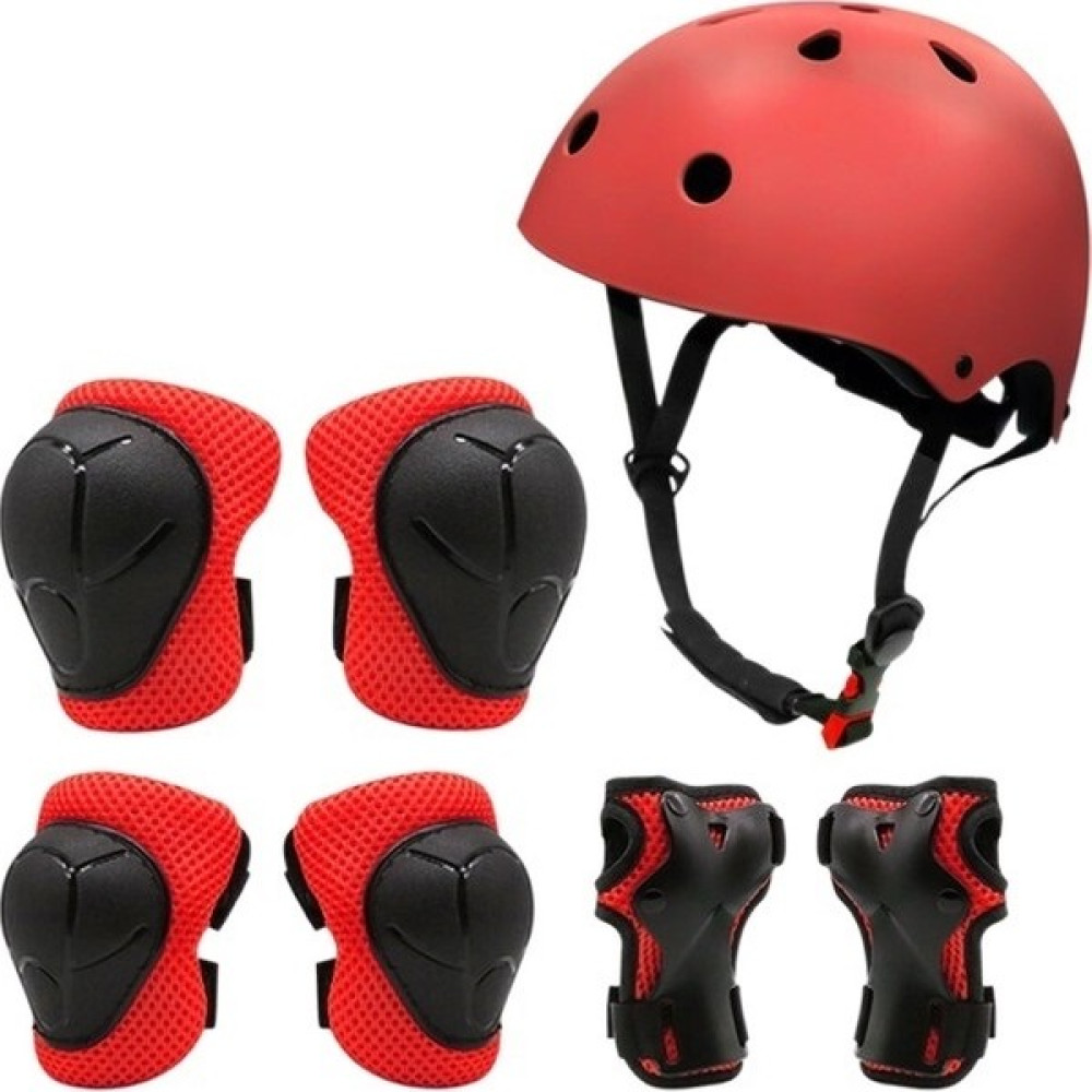 Raycy Çocuk Koruyucu Giysi Seti, Dizlik, Dirseklik, Bileklik, Kask, 7 Parçalı Set (Yurt Dışından) Bisiklet Aksesuarları Fiyatı