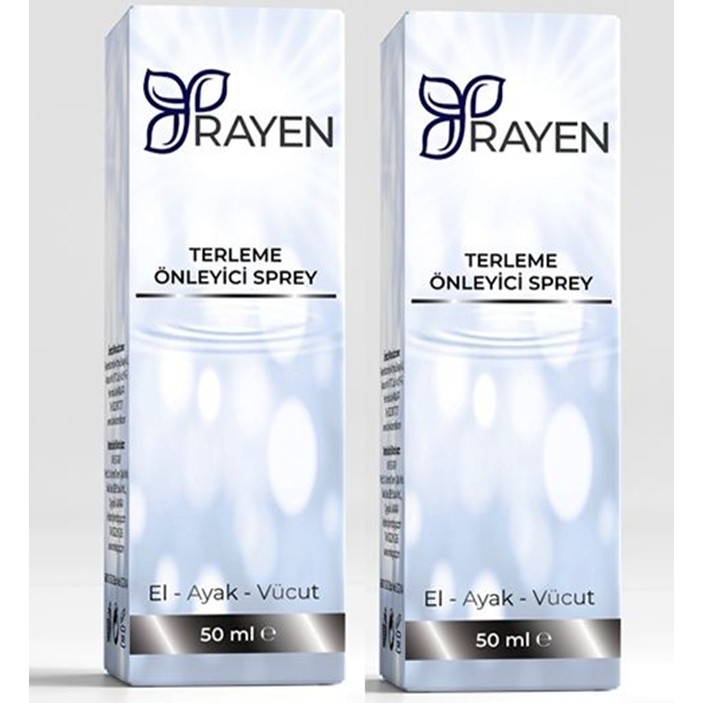 Rayen Terleme Önleyici Sprey 50 ml x 2 Adet El, Ayak ve Vücut için Etkili Koruma Diğer Fiyatı