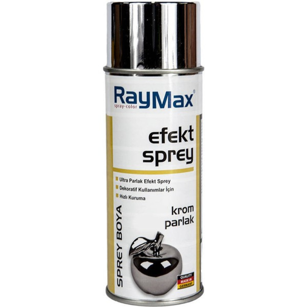 Raymax Krom Parlak Efekt Sprey Boya 400ML Boya Malzemeleri Fiyatı
