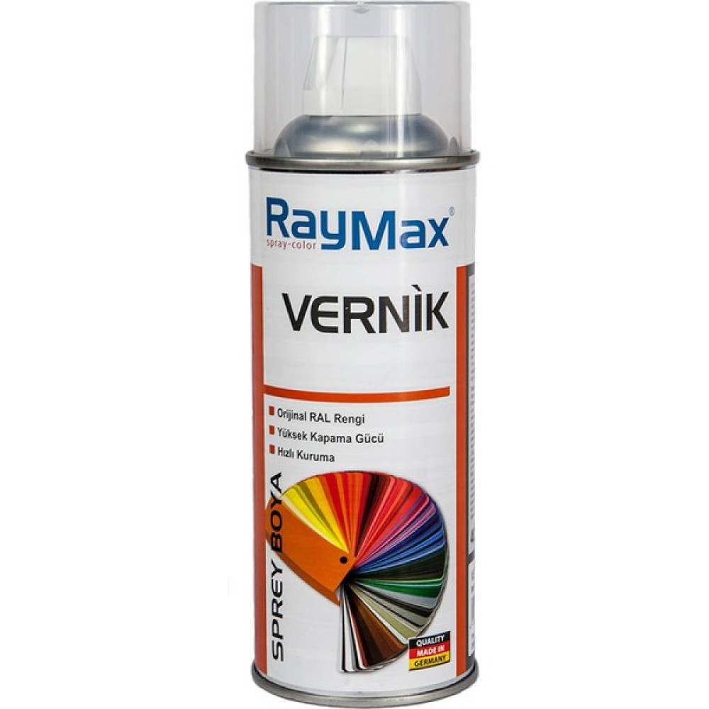 Raymax Vernik Parlak Sprey Boya 100% Orijnal Ral 400ML Boya Malzemeleri Fiyatı