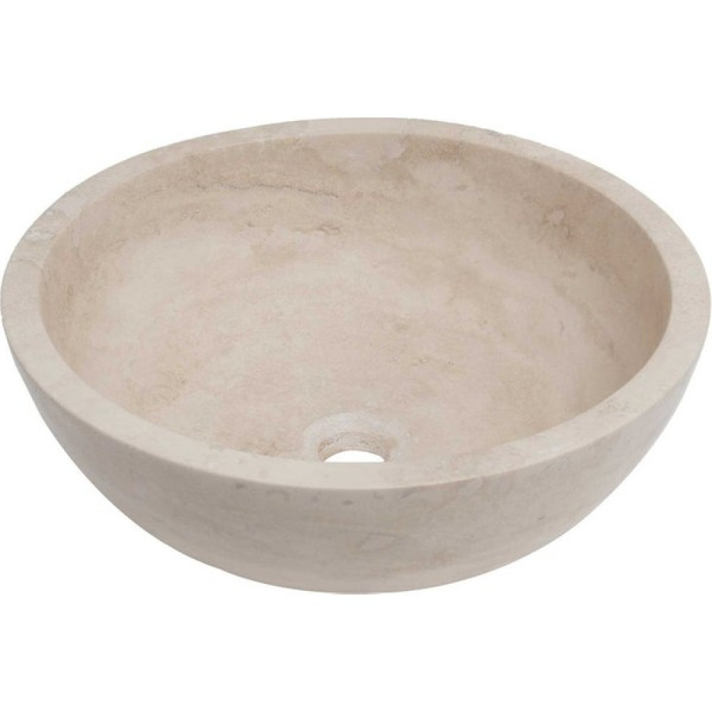 Raymer Tezgah Üstü Doğaltaş Lavabo Çap:35 Cm Mermer Lavabo Traverten Lavabo Lavabo Fiyatı