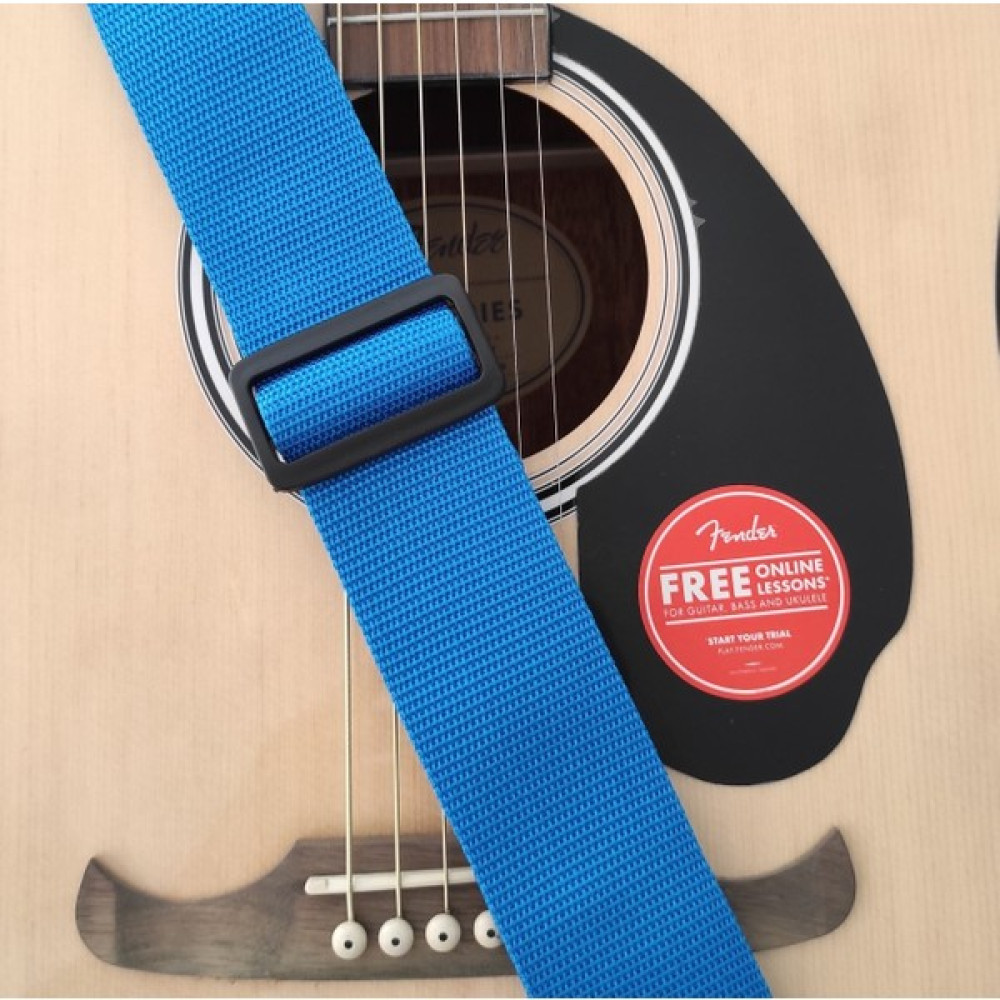 Raymond Joes RJ100BL Gitar Askısı Polipropilen Orjinal Deri Başlıklı Mavi Müzik Aleti Aksesuarları Fiyatı