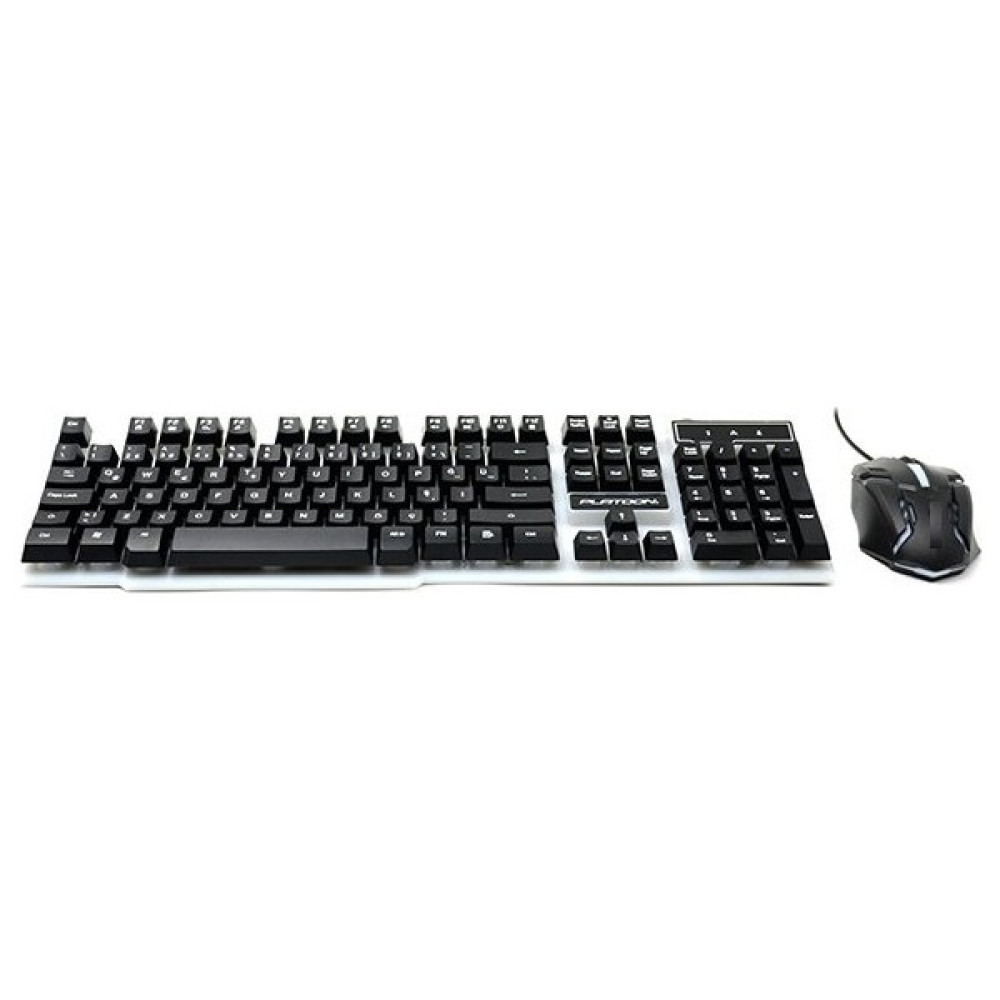 Raynox K-800 Işıklı Oyuncu Klavye Mouse Seti - Gümüş Oyuncu Klavyesi Fiyatı