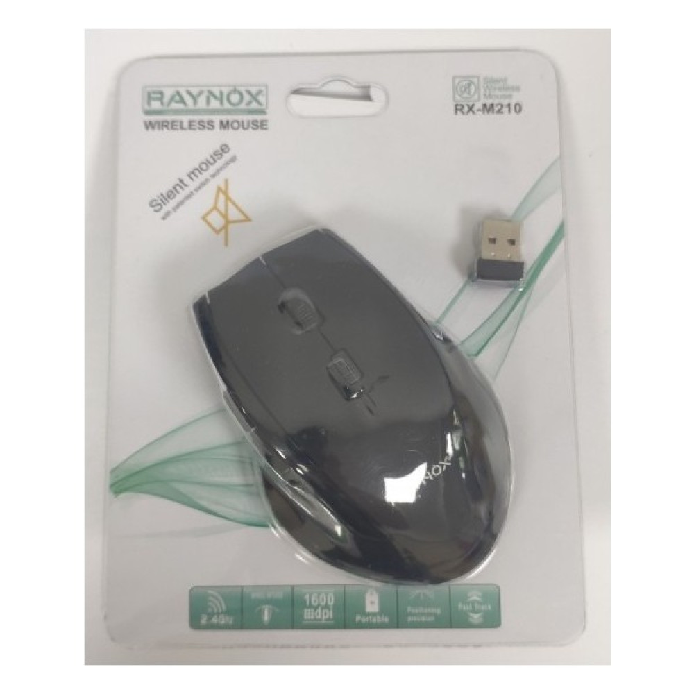 Raynox RX-M210 Kablosuz Mouse Sessiz Tuş - Siyah Klavye - Mouse Fiyatı