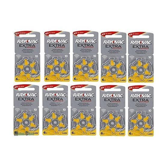 Rayovac 10 Numara 6x10 Adet İşitme Cihaz Pili Normal & Şarj Edilebilir Piller Fiyatı