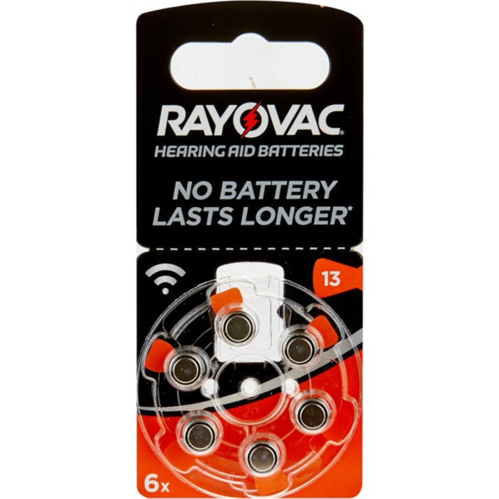 Rayovac 13 İşitme Cihaz Pili 6Lı Blister Normal & Şarj Edilebilir Piller Fiyatı