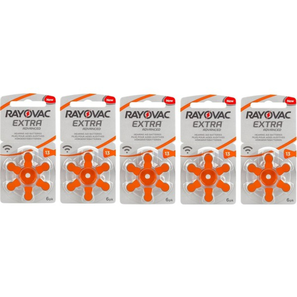 Rayovac Extra Advanced 13 PR48 Işitme Cihazı Pili 6'lı 5 Paket Diğer Fiyatı