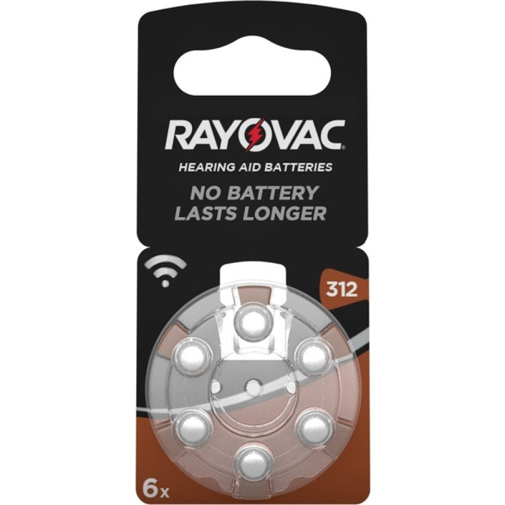 Rayovac Hearing Aid Batteries 312 Numara Blister İşitme Cihaz Pili 6'lı Diğer Fiyatı