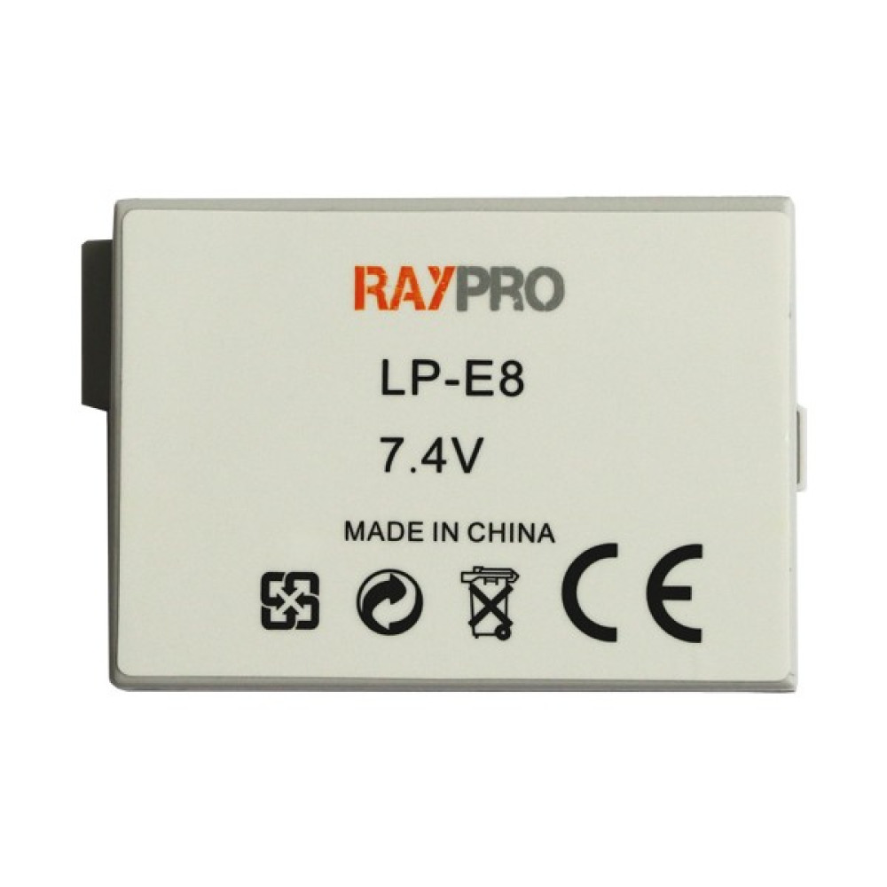 Raypro Canon Eos 550D 600D 650D 700D Için Lp-E8 Batarya Pil Piller & Şarj Cihazları Fiyatı