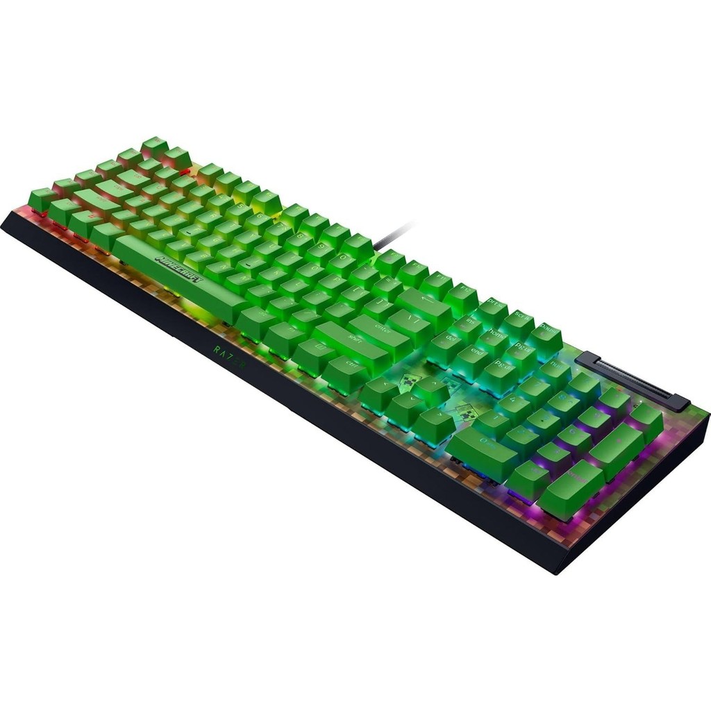 Razer Blackwidow V4 x Kablolu Klavye Minecraft Edition RZ03-04704100-R3M1 - Yeşil Klavye - Mouse Fiyatı