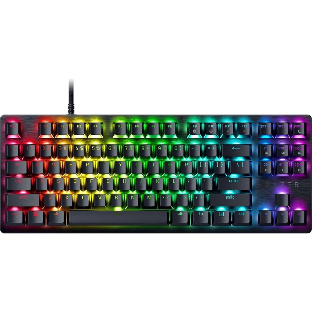 Razer Huntsman V3 X Tenkeyless Purple Switch RGB Türkçe Q Siyah Optik Klavye RZ03-05021800-R3L1 Klavye - Mouse Fiyatı