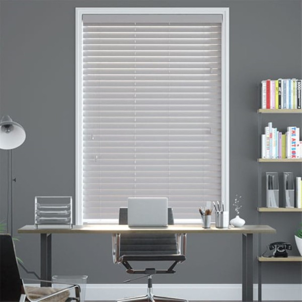 Rb Karesi Ahşap Jaluzi Perde Jaluzi Perde 50MM Gri - 60 x 120 cm Jaluzi Perde Fiyatı