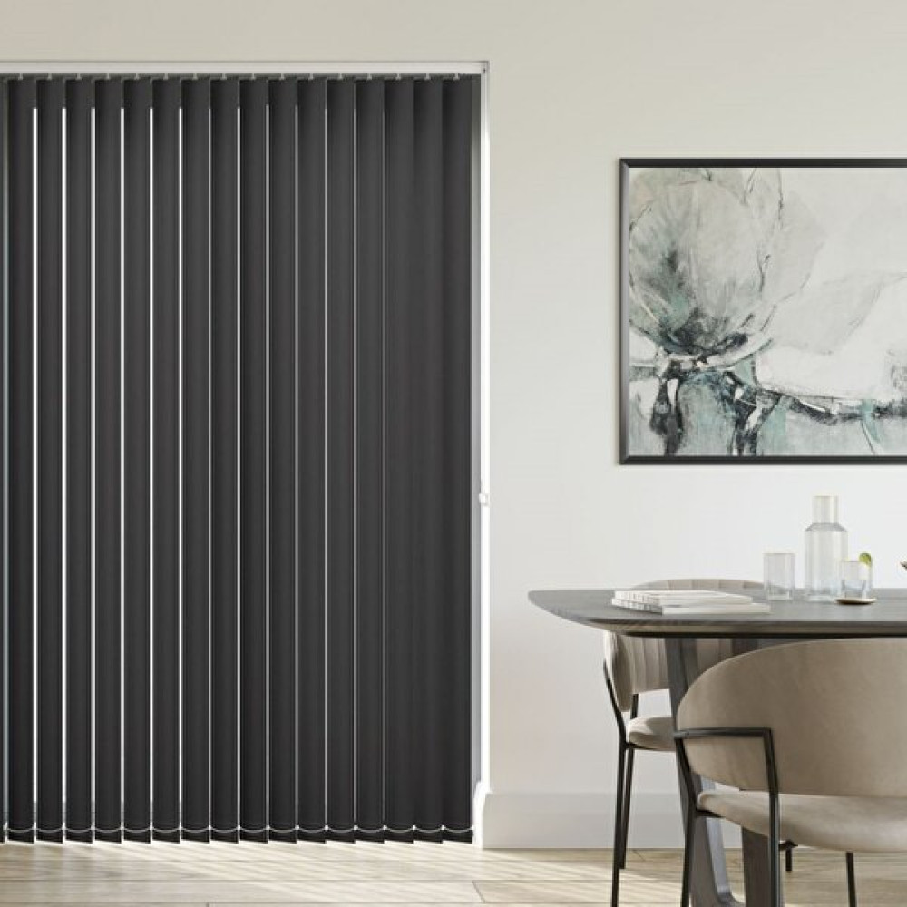 Rb Karesi Dikey Kumaş Jaluzi Perde Dikey Perde Siyah - 80 x 180 cm Stor Perde Fiyatı