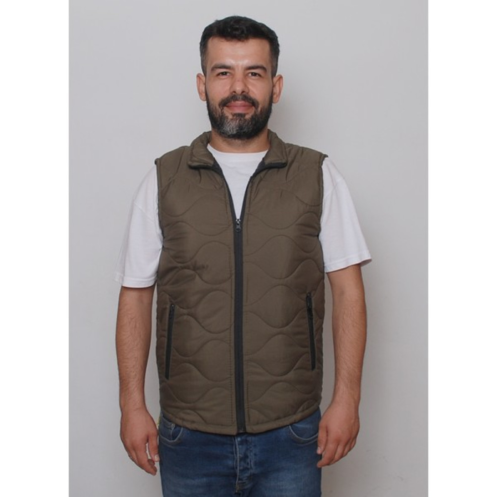 R&B Tasarım Soğan Desenli Slimfit Kapitone Şişme Yelek Erkek Yelek Fiyatı