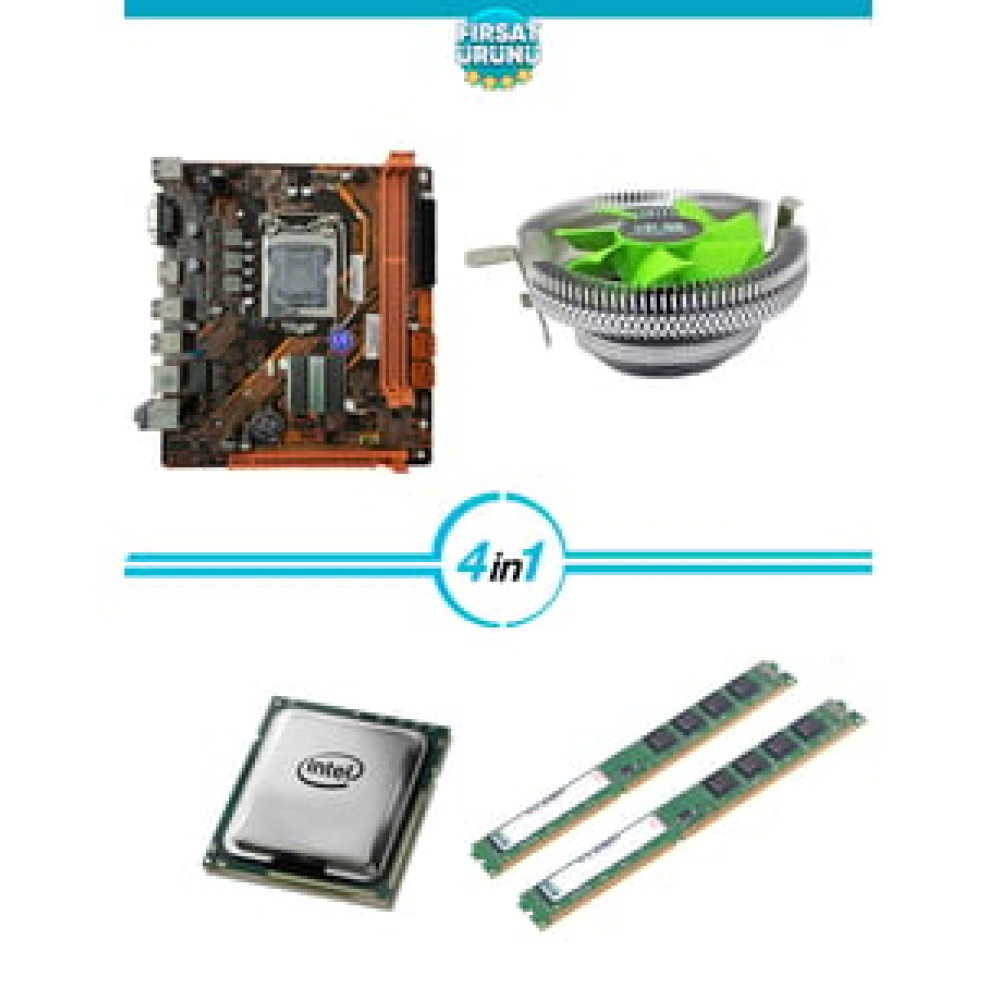 RBD128 İ5 4570 + H81DA V1.2 Anakart + 16GB Ram + Snowman M800 Soğutucu Bundel Set İşletim Sistemleri Fiyatı