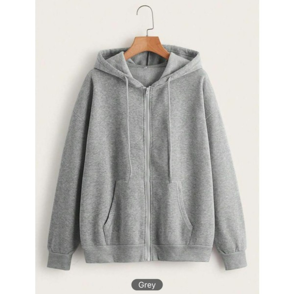 RBG Store Gri Fermuarlı Hırka 4xl-5xl Kadın Hırka Fiyatı