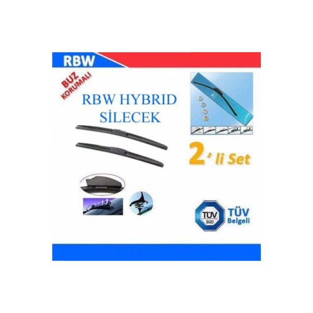 Rbw Hybrid Renault Symbol 2000-2008 Arası Ön Silecek Tk. Oto Silecekleri Fiyatı