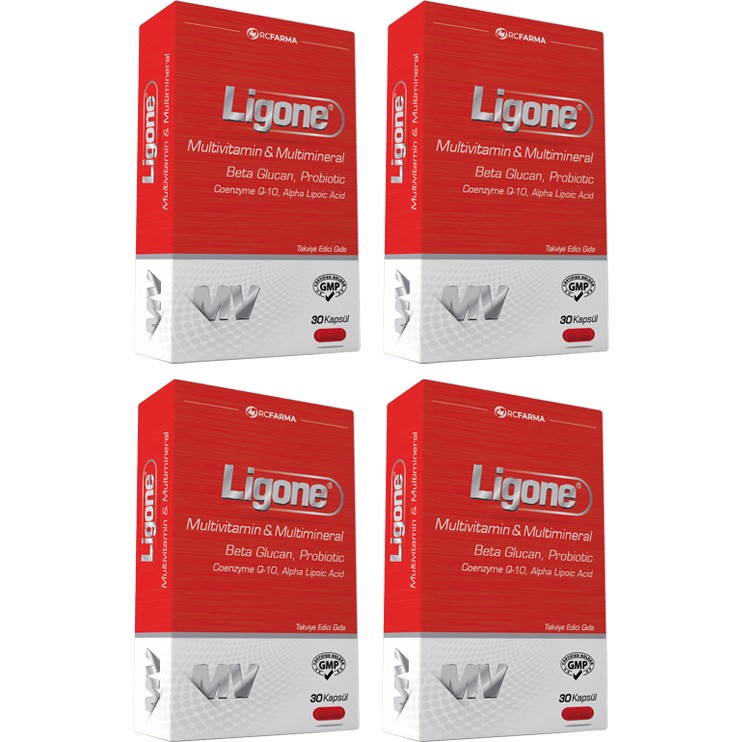 RCFARMA Ligone Beta Glucan 30 Kapsül 4 Adet Diğer Fiyatı