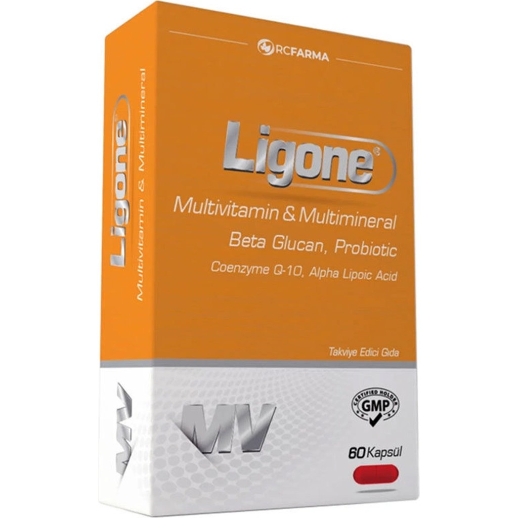 RCFARMA Ligone Probiotic Beta Glucan Multivitamin 60 Kapsül Diğer Fiyatı