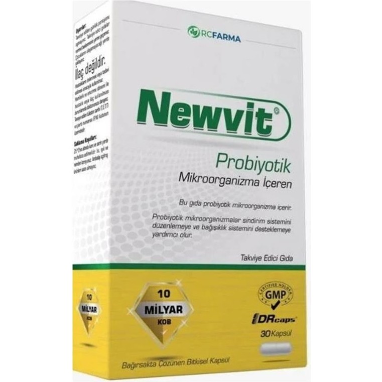 RCFARMA Newvit Probiyotik 30 Kapsül - 1 Diğer Fiyatı