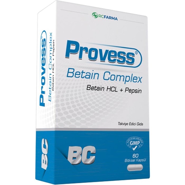 Rcfarma Provess Betain Complex 60 Bitkisel Kapsül Diğer Fiyatı