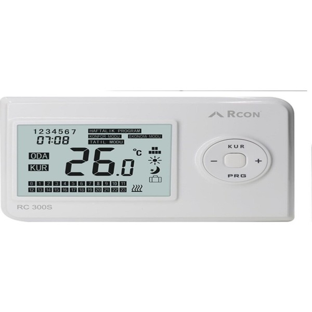 Rcon Rc 300S Kablosuz Dijital Haftalık Programlı Oda Termostat Nalburiye & Hırdavat Fiyatı