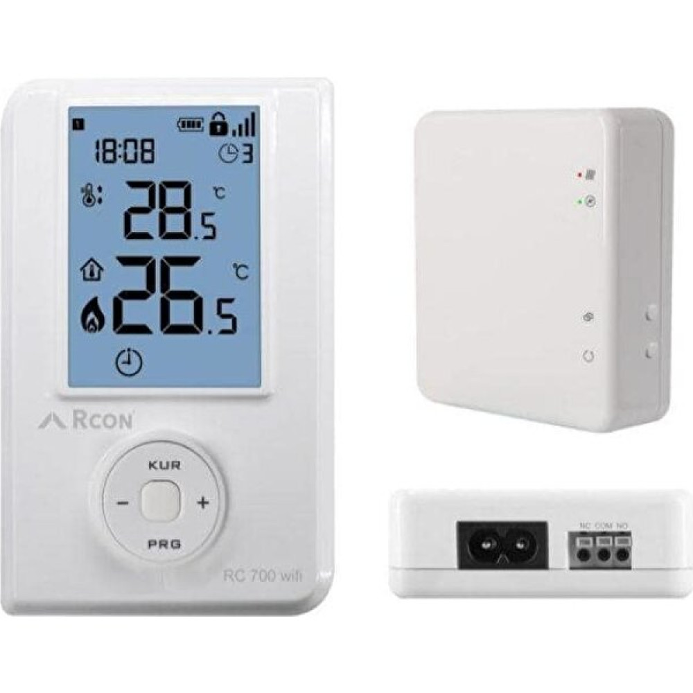 Rcon Rc 700 Wifi Programlanabi̇li̇r Kablosuz Oda Termostatı Nalburiye & Hırdavat Fiyatı