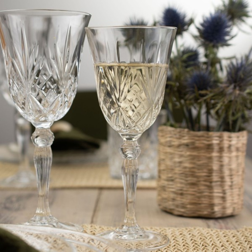 RCR Melodia Kristal 6'lı Kadeh Seti 270 ml - Şeffaf Fincan / Bardak / Kahve Takımı Fiyatı