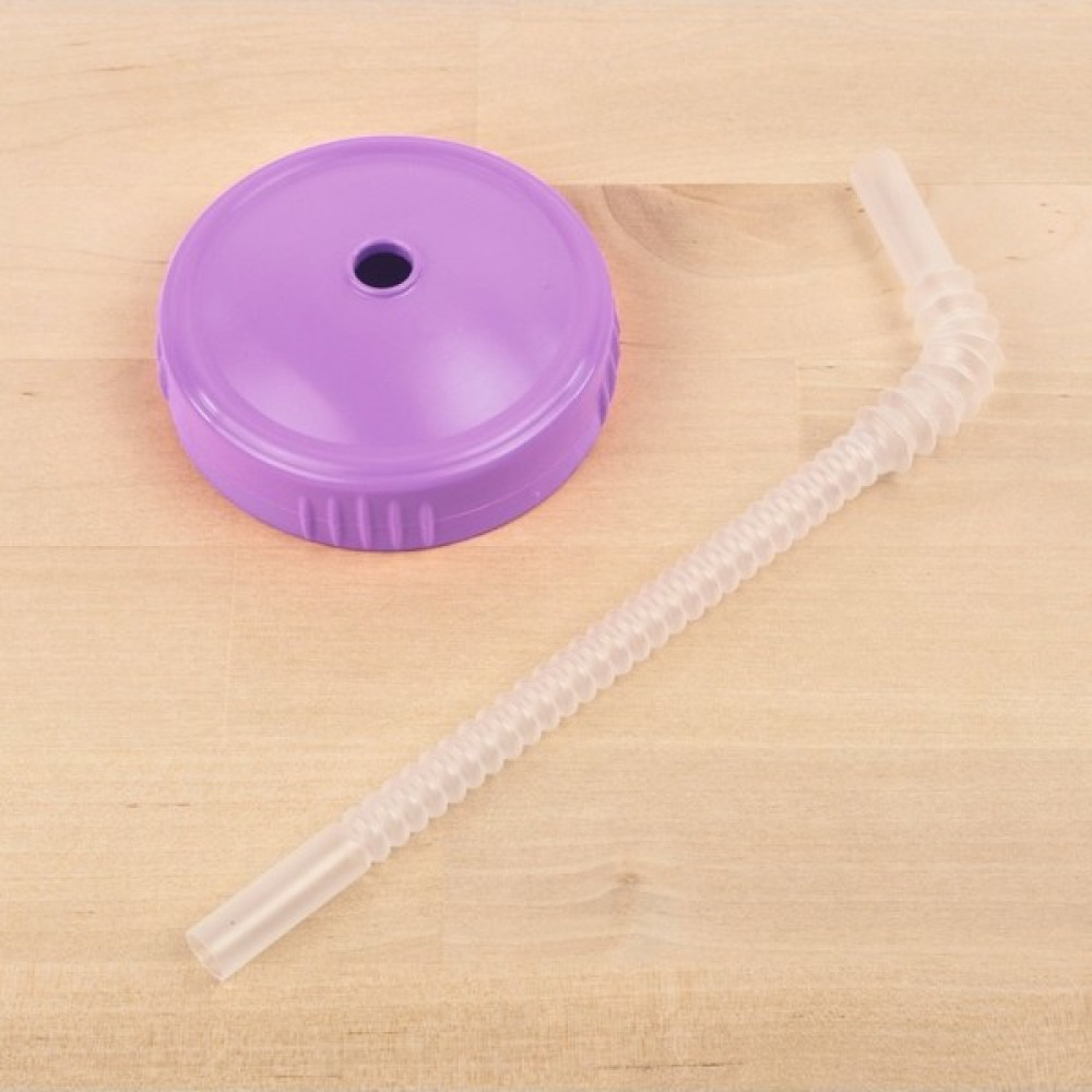 Re-Play Kapak ve Pipet - Mor - Mor - Beyaz Bebek Beslenme Gereçleri Fiyatı