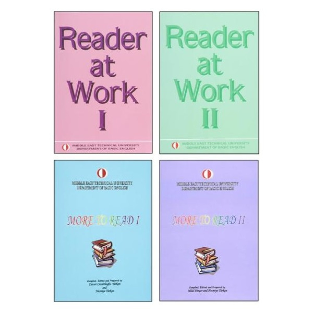 Reader At Work 1+2 & More To Read 1+2 Full Set Odtü - Güncel Son Baskı Yabancı Dil Öğretici Kitaplar ve Eğitim Setleri Fiyatı