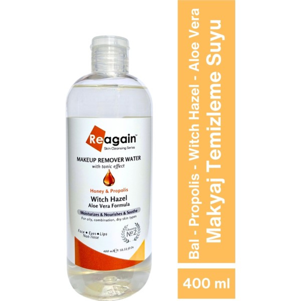 Reagain Bal-Propolis Witch Hazel Aloe Vera İçerikli Makyaj Temizleme Suyu - 400 ml Makyaj Temizleyicileri Fiyatı