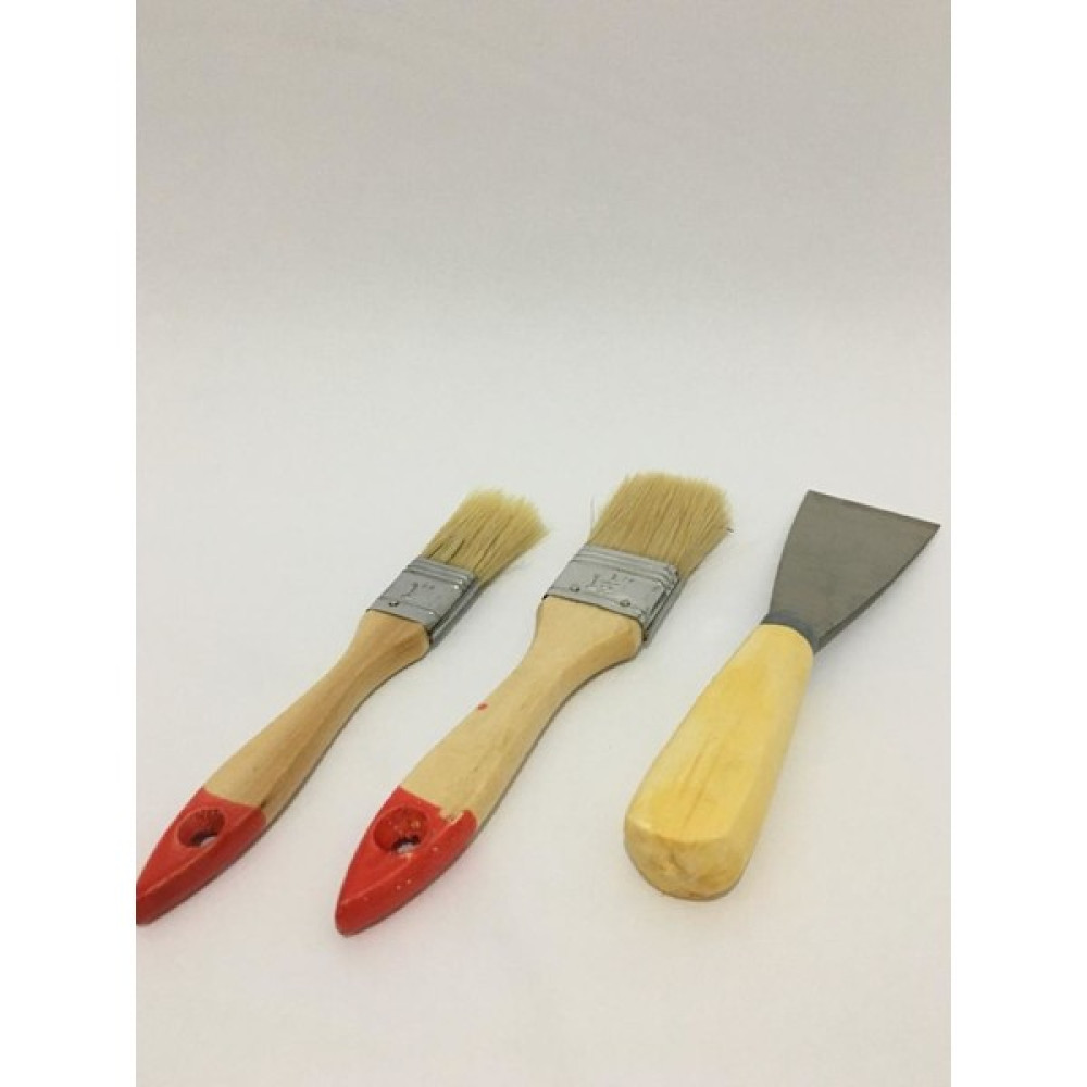 Real Boya Fırça Seti 2 Fırça ve Spatula Oto Boyaları Fiyatı