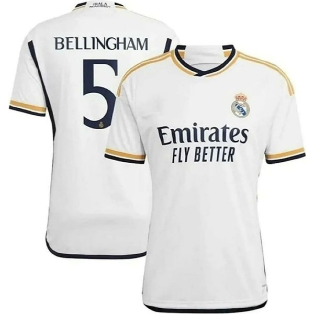 Real Madrid 2023/24YENİ Sezon Jude Bellingham Iç Saha Forması Futbol Malzemeleri Fiyatı