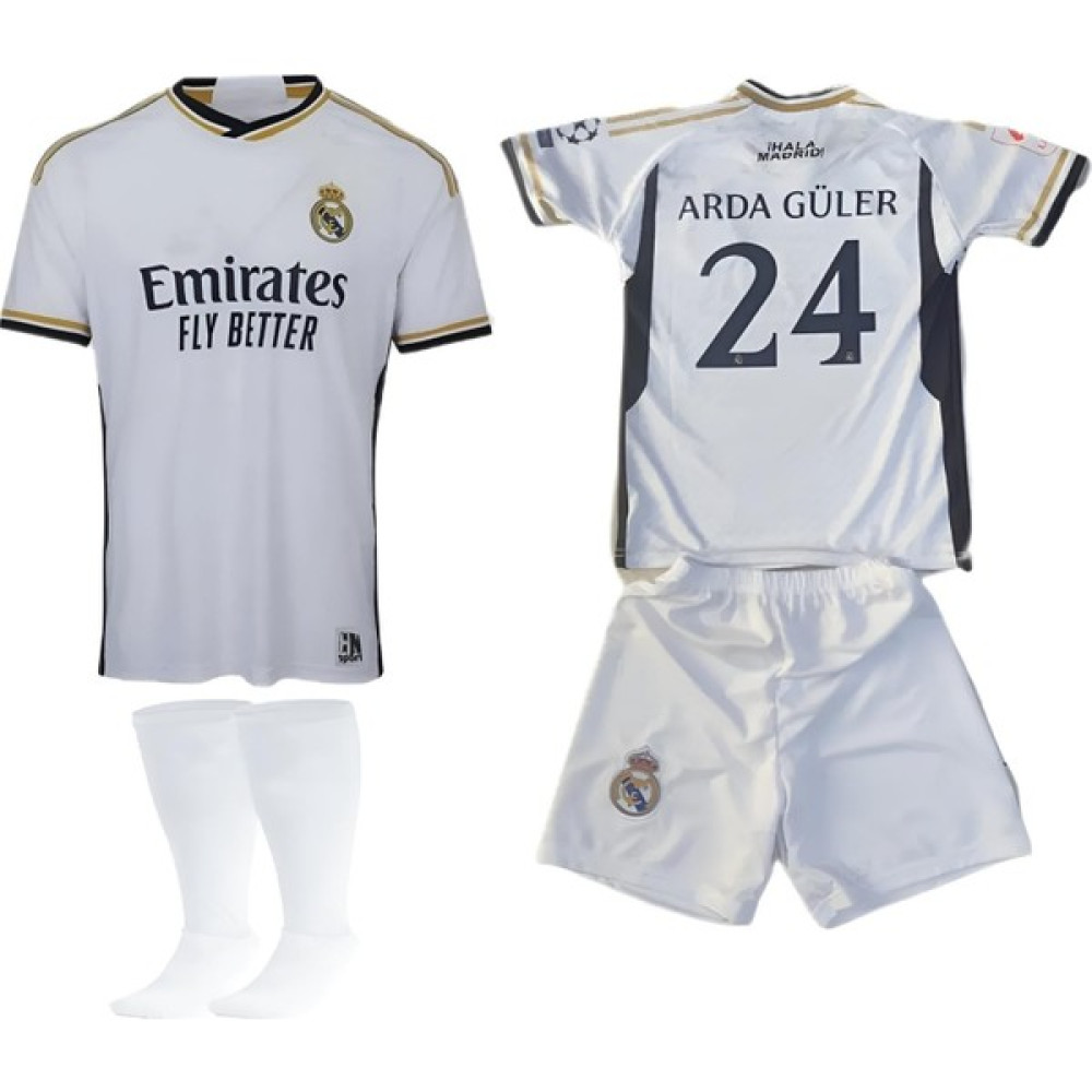 Real Madrid Arda Güler Forması Şort ve Çorap 3 Lü Set Futbol Malzemeleri Fiyatı