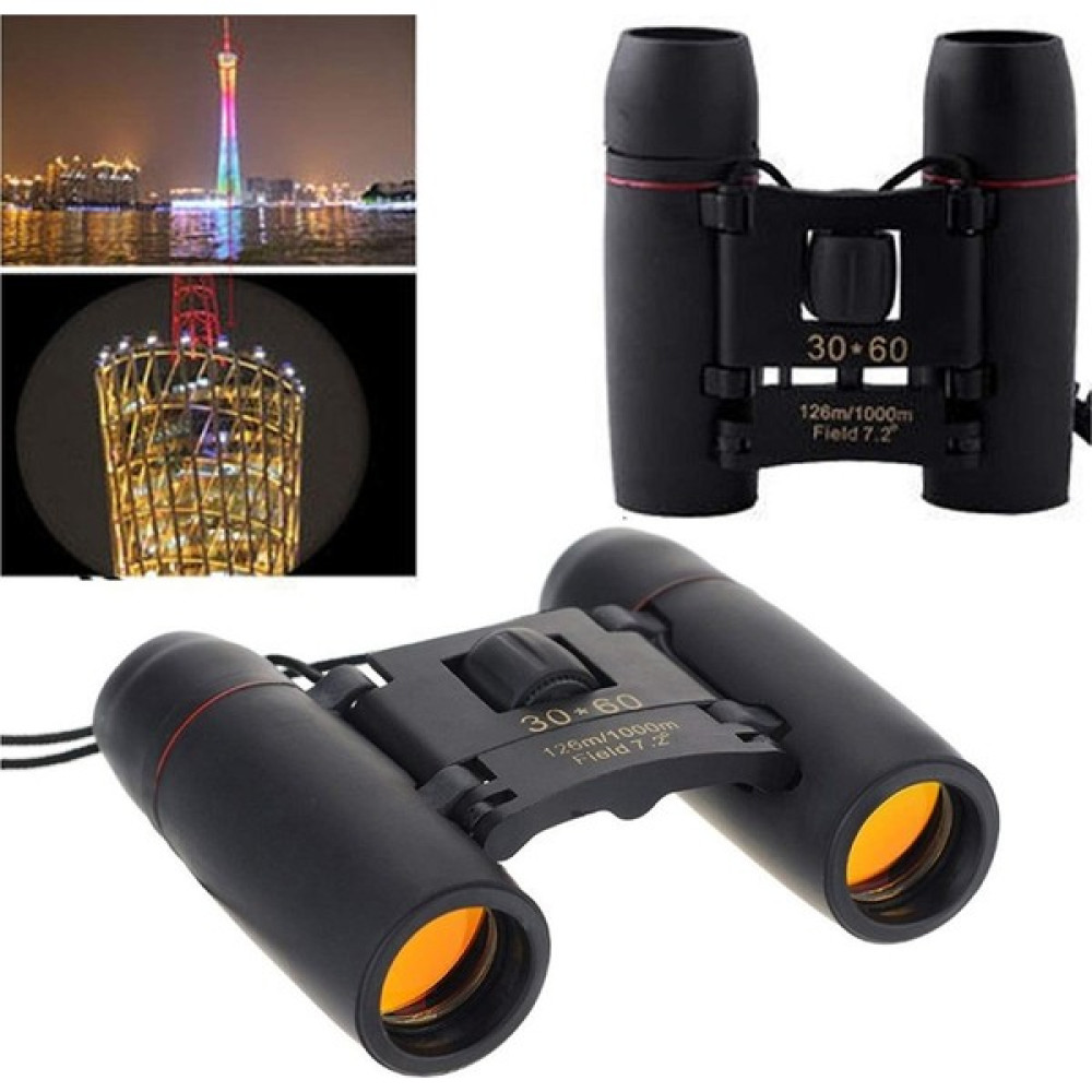 Real Me 30X60 Hd Katlanır Gece Görüşlü Kırmızı Membranlı Dürbün - Siyah (Yurt Dışından) Dürbünler Fiyatı