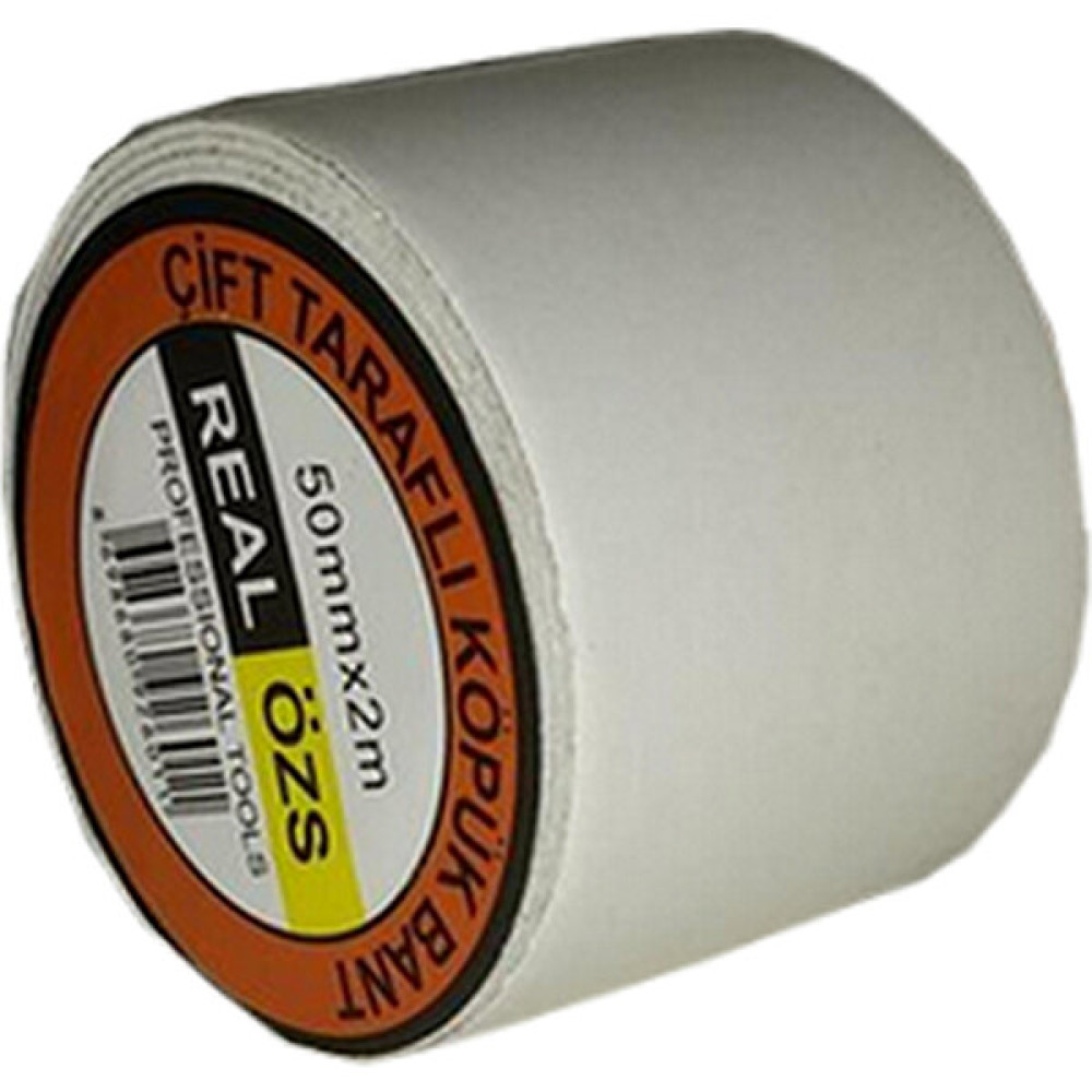 Real Özs Çift Taraflı Köpük Bant 50 Mm X 2 Metre Nalburiye & Hırdavat Fiyatı