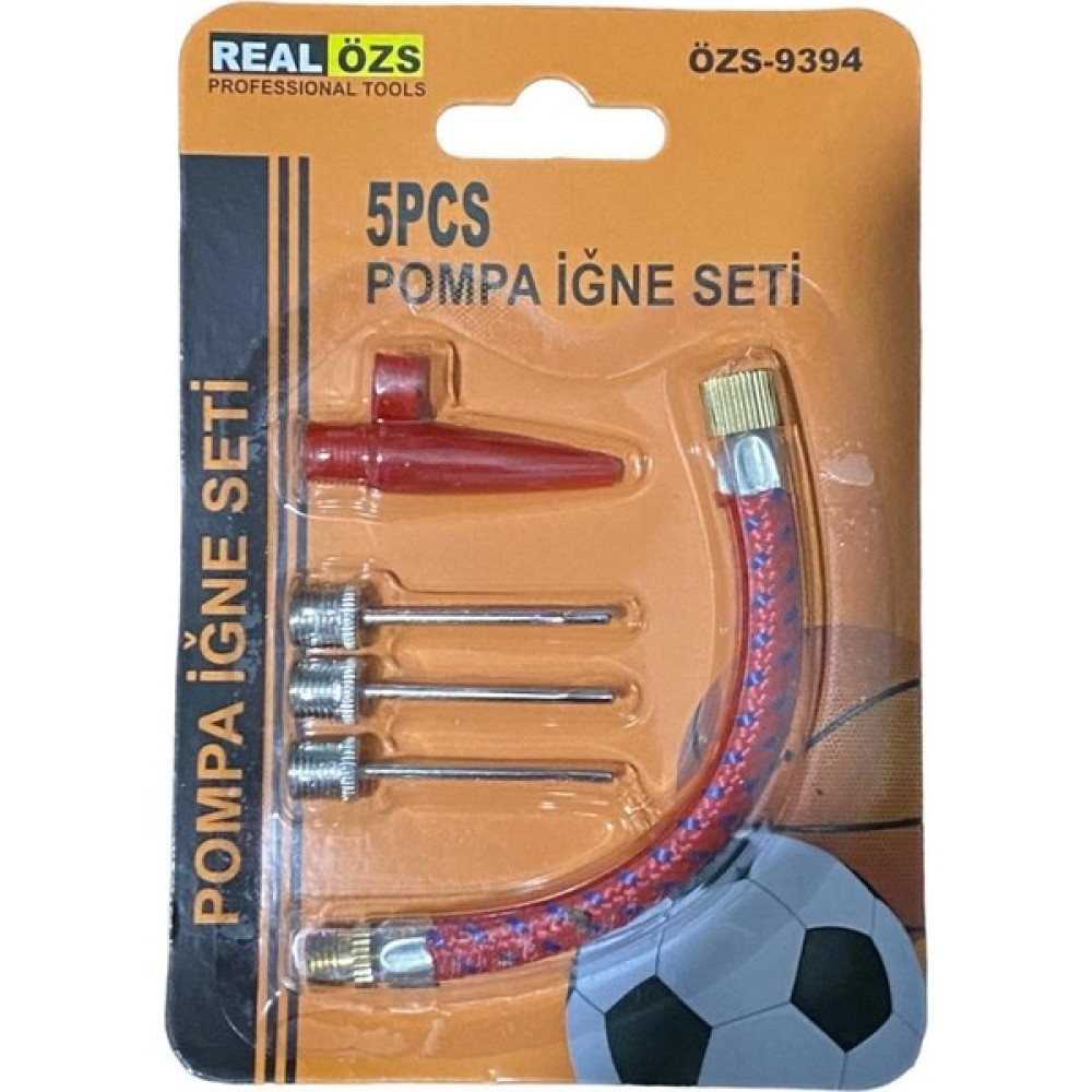 Real Özs Hava Pompası Iğne Seti - Bisiklet, Top, Deniz Yatağı Kolluk, Teker Şişirme Iğnesi Takımı 5 Parça Şişme Su Ürünleri Fiyatı