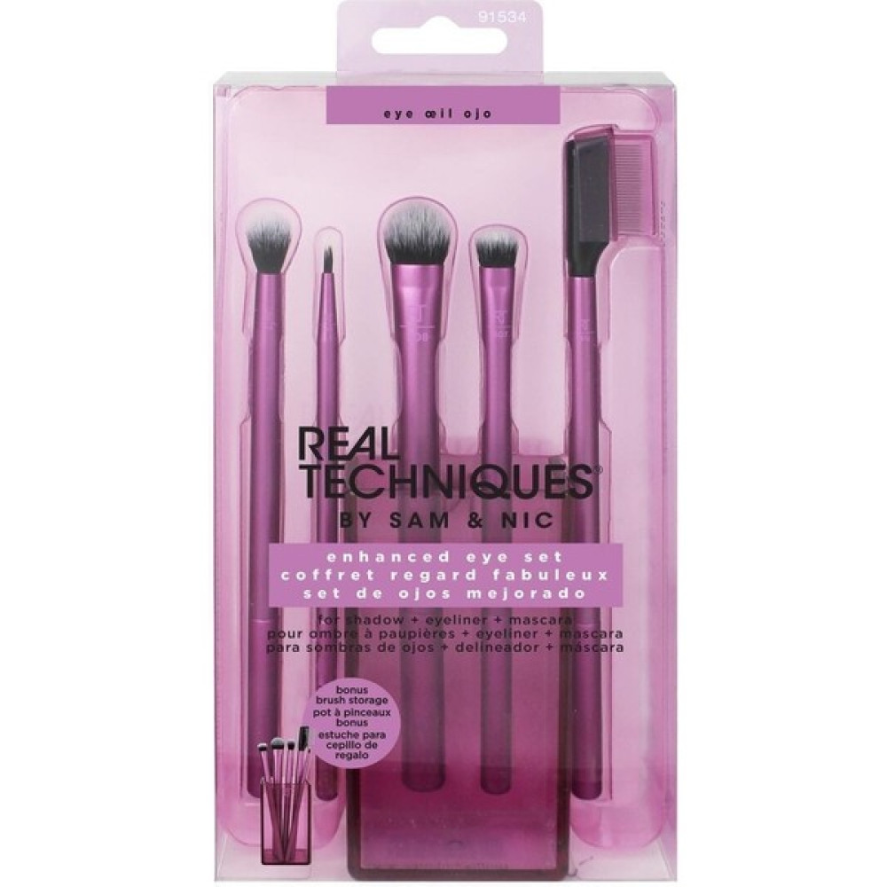Real Techniques Göz Makyajı Fırça Seti - Enhanced Eye Set 079625915341 Makyaj Fırça ve Aksesuarları Fiyatı