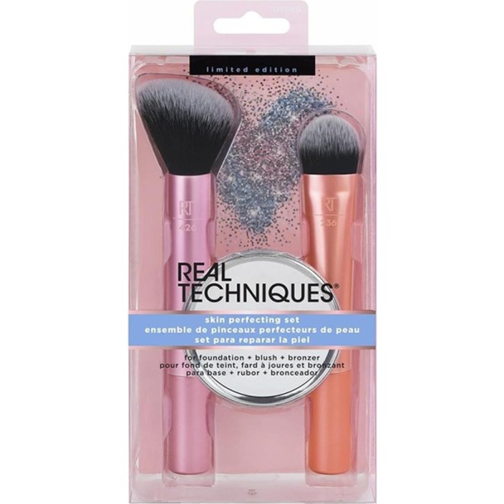 Real Techniques Skin Perfecting Set - 63 Makyaj Fırça ve Aksesuarları Fiyatı