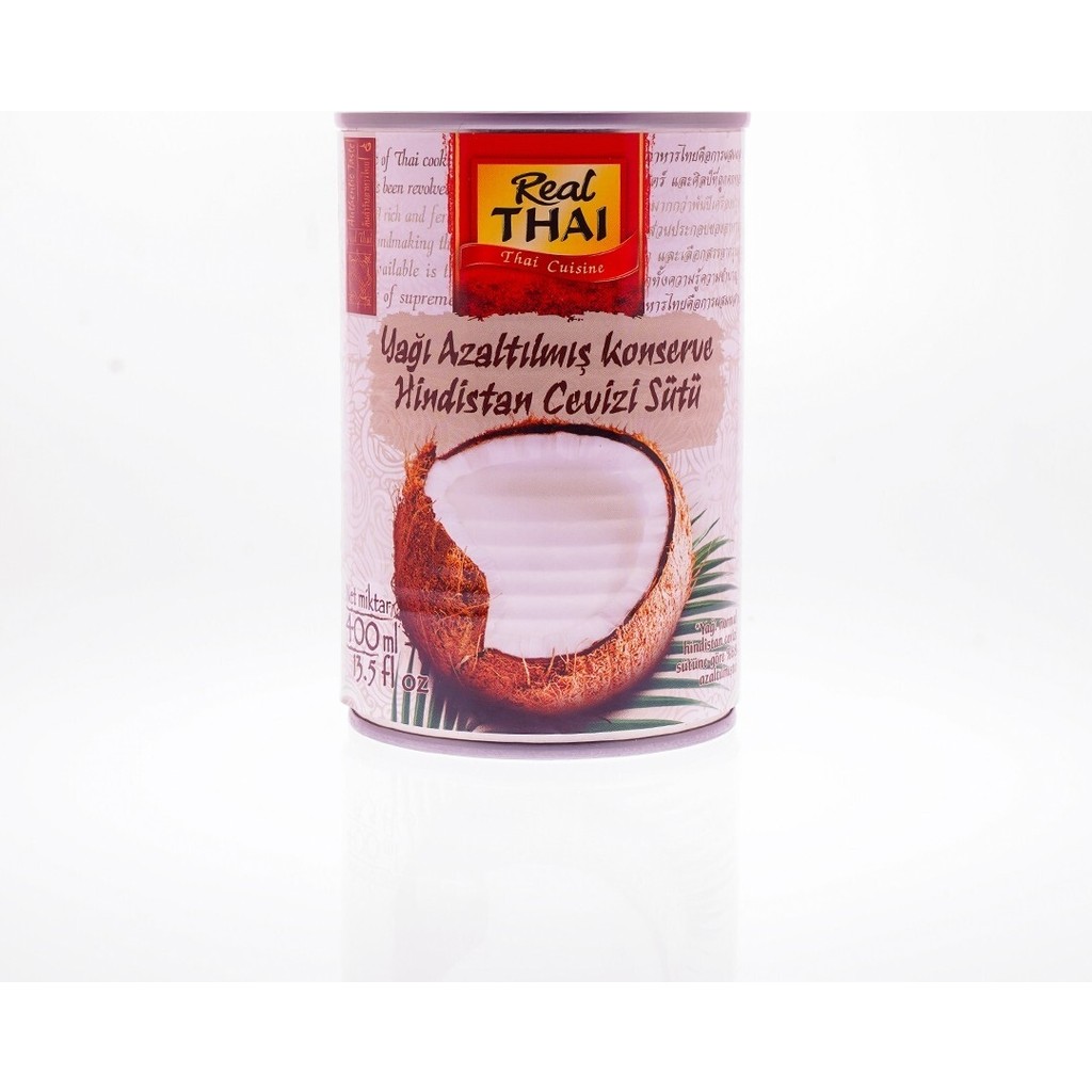 Real Thaı Yağı Azaltılmış Konserve Hindistan Cevizi Sütü 400 ml Diğer Fiyatı